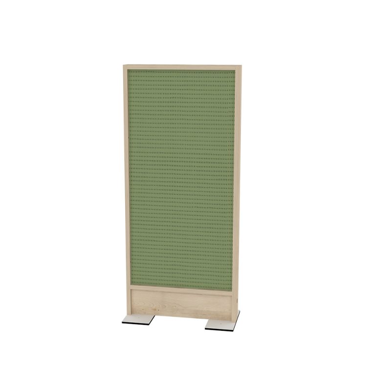 Cloison Acoustique EPM fond textile avec plinthe 80x180